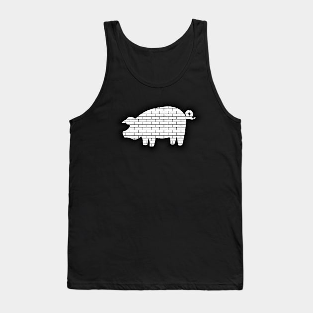 Brick Pig Tank Top by Veraukoion